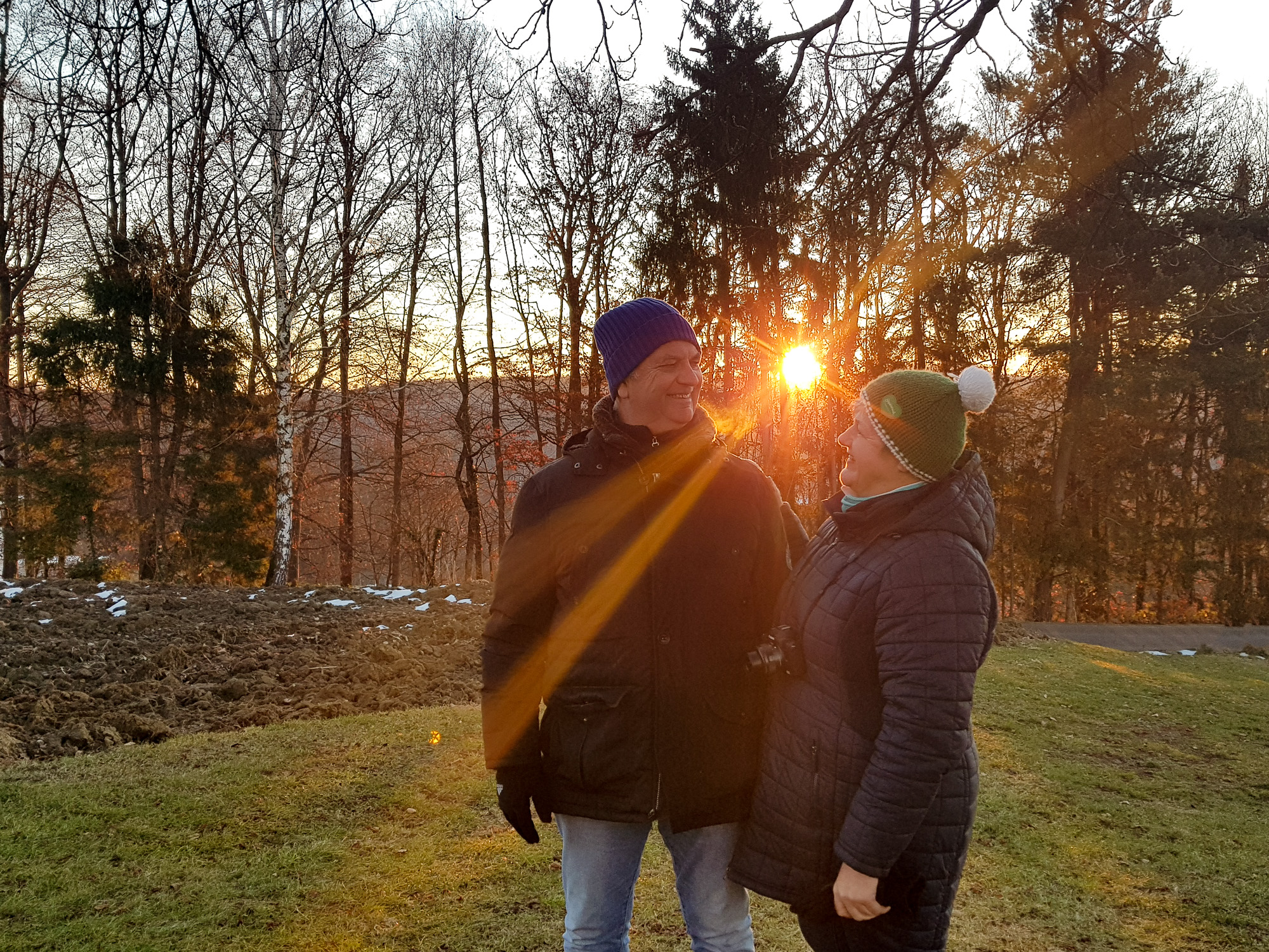 Gabi und Wolfgang Grandl zur Sonnenaufgangswanderung
